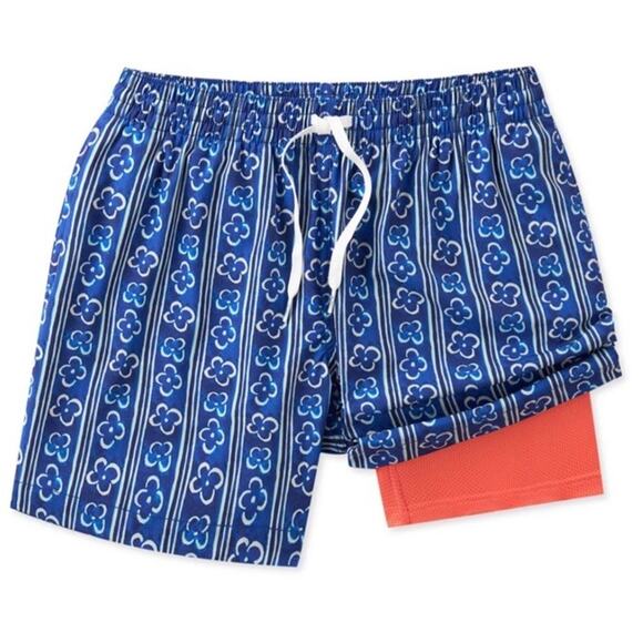 Chubbies The Aqua de Florals, 5.5" Swim Trunk W/Liner Men’s Size Medium NEW - Picture 8 of 8